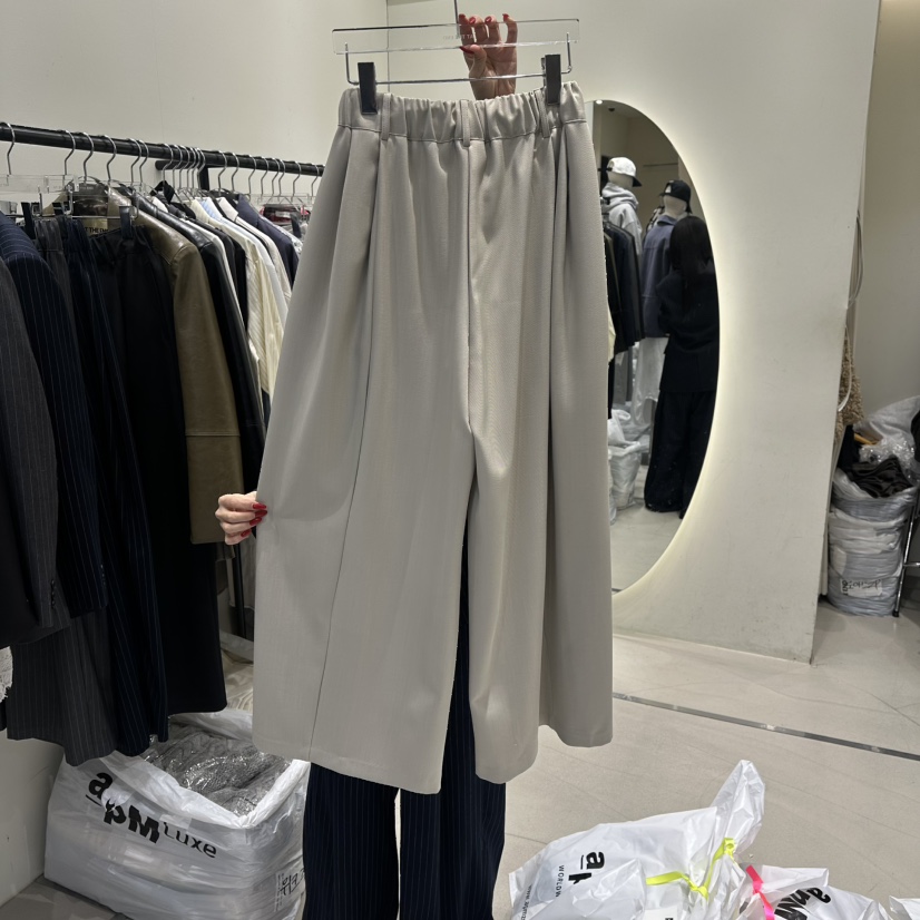 AT THE END韓國直郵女士新品26春夏職業休閑推薦休閑褲AT THE END休閑褲