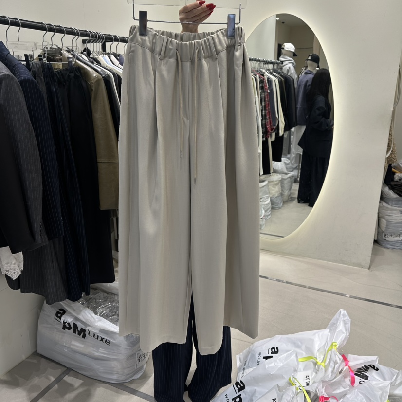 AT THE END韓國直郵女士新品26春夏職業休閑推薦休閑褲AT THE END休閑褲圖色1