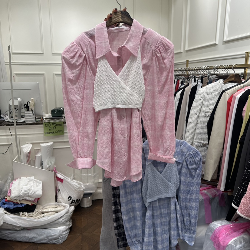 J.RITZY韓國直郵女士新品人氣休閑26春夏套裝兩件套套裝J.RITZY套裝圖色1