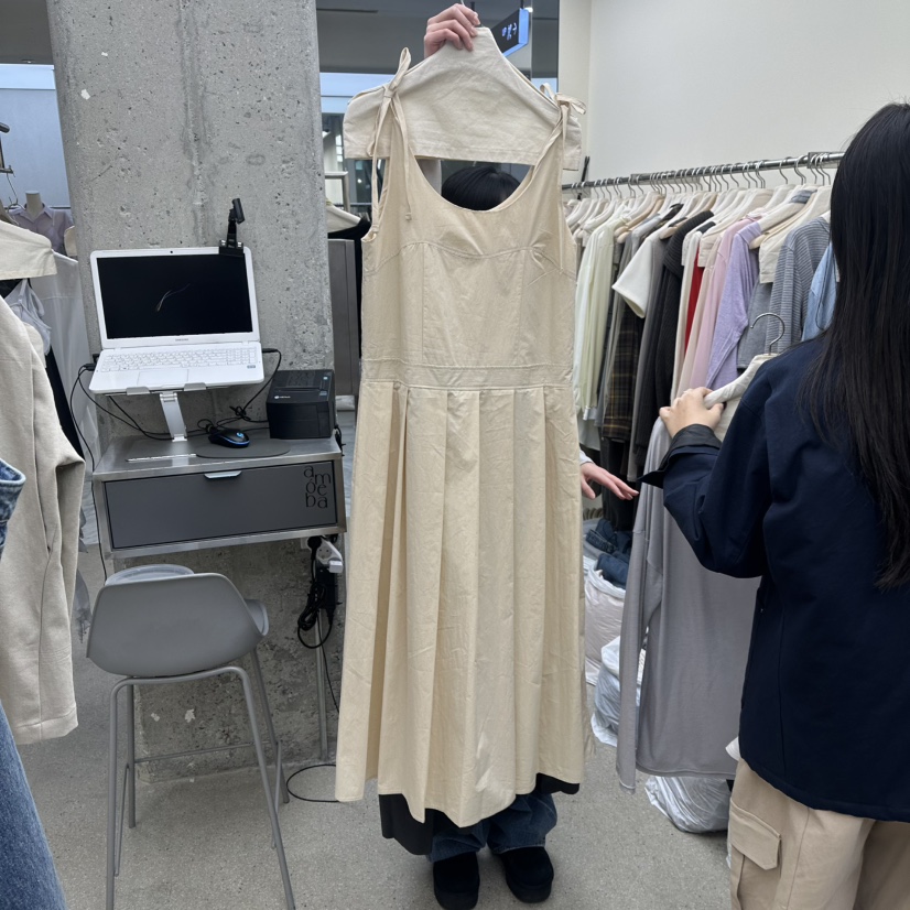 AMOEBA韓國直郵女士新品26春夏時尚職業推薦人氣真品連衣裙AMOEBA連衣裙