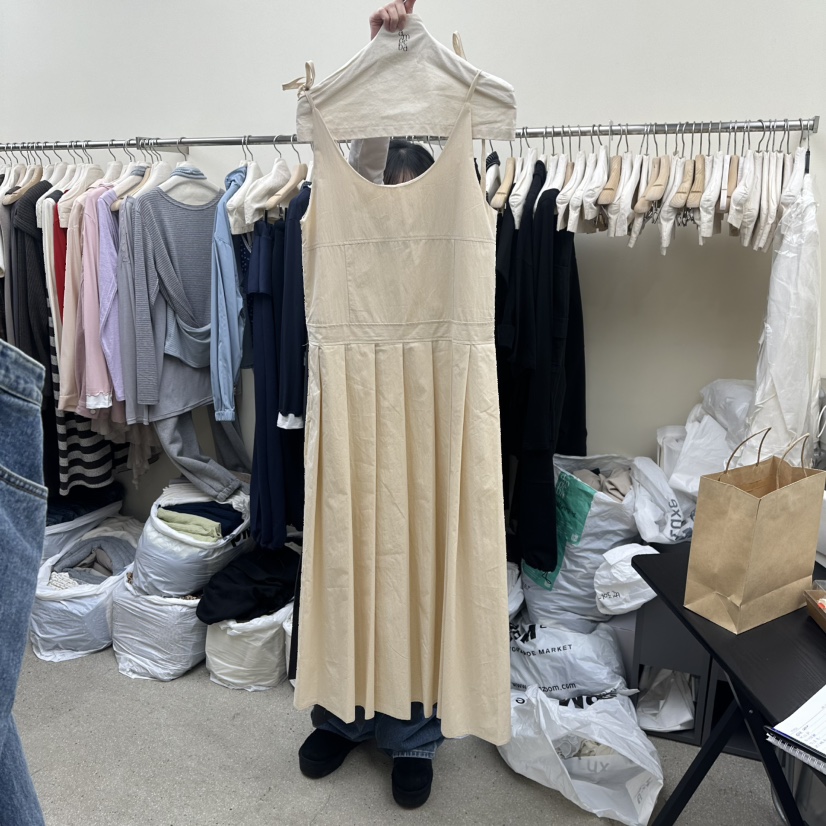 AMOEBA韓國直郵女士新品26春夏時尚職業推薦人氣真品連衣裙AMOEBA連衣裙圖色1