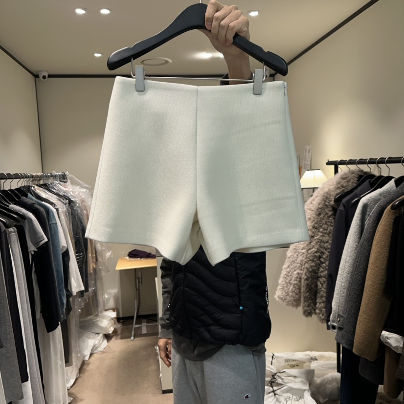 RE STOCK東大門代購女裝新品職業人氣熱賣推薦短褲粗花呢RE STOCK短褲圖色1