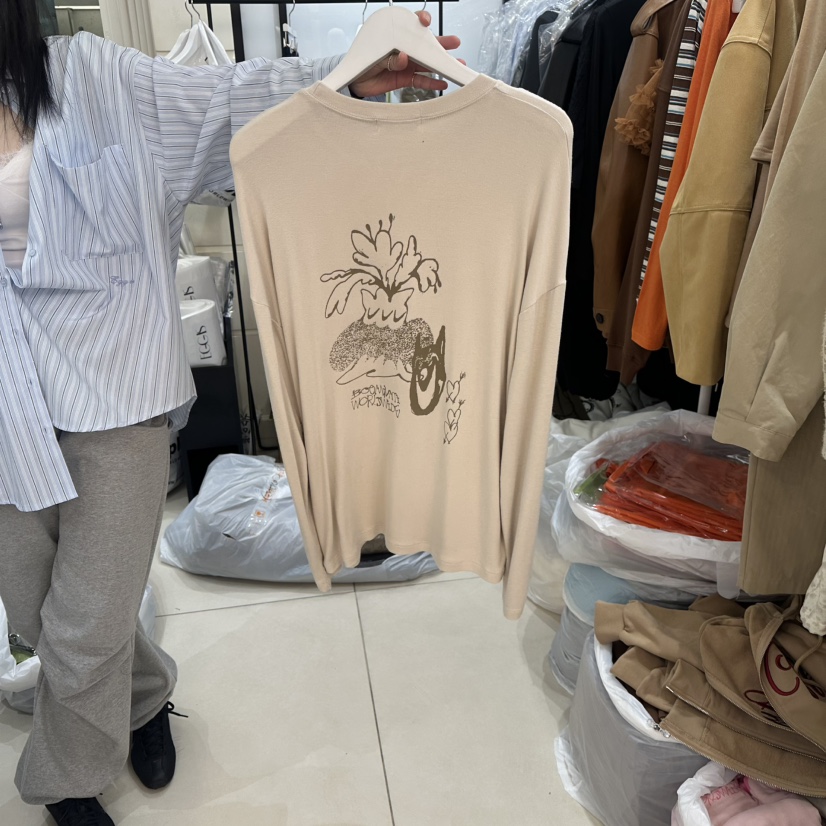 EGG IS韓國代購女裝新品26春夏熱賣真品人氣時尚長袖T恤EGG IS長袖T恤