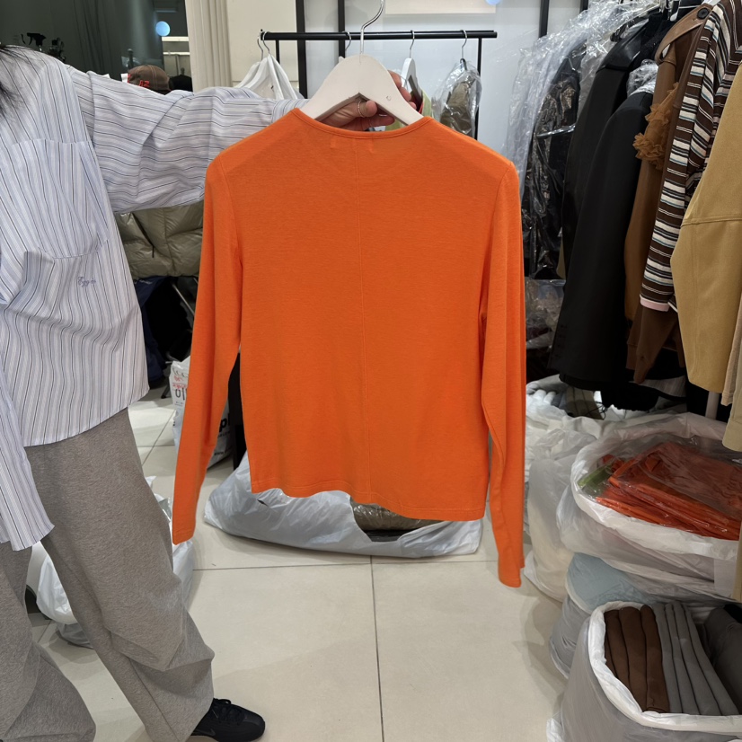 EGG IS韓國代購女裝新品熱賣真品時尚休閑職業推薦長袖T恤EGG IS長袖T恤