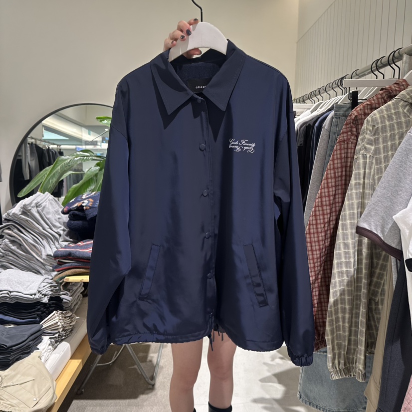 GRADE東大門直郵女裝新品熱賣時尚人氣職業26春夏真品夾克GRADE夾克圖色1深藍色