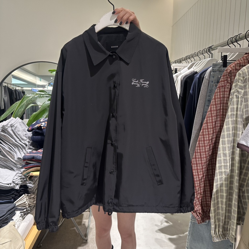 GRADE東大門直郵女裝新品熱賣時尚人氣職業26春夏真品夾克GRADE夾克圖色2黑色