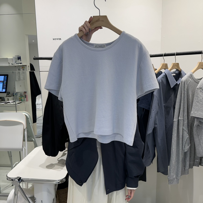 MOWER韓國直郵女士新品真品推薦時尚熱賣休閑26春夏人氣T恤MOWERT恤圖色4