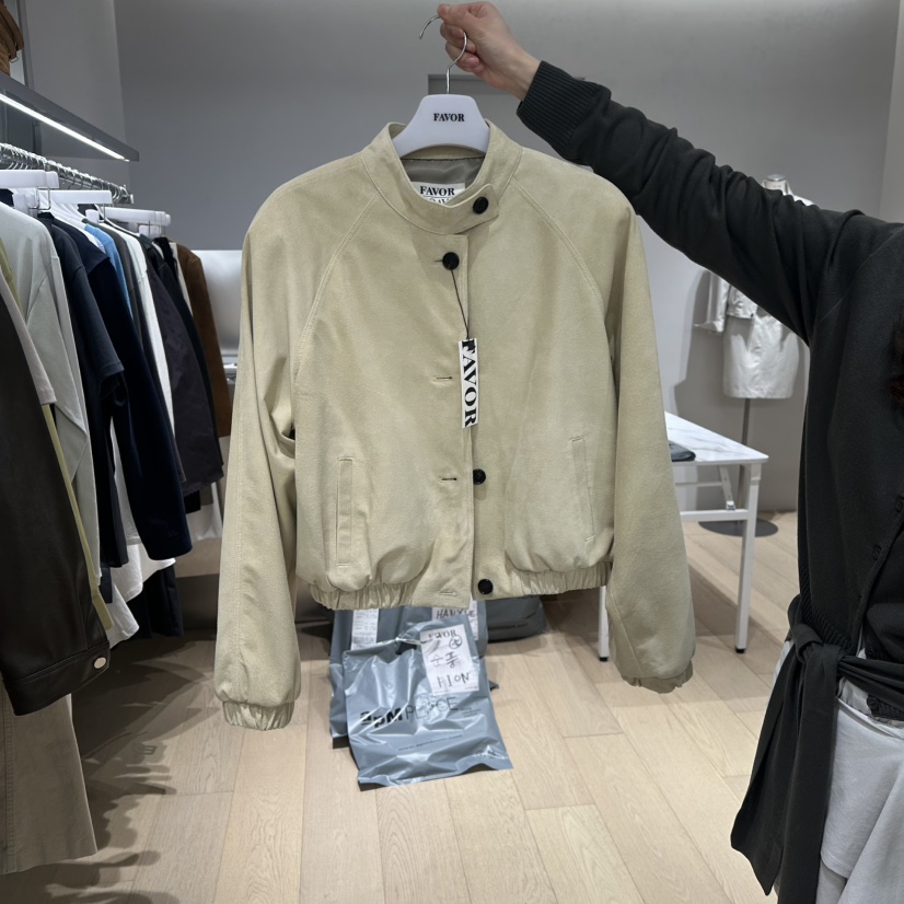 FAVOR-P韓國直郵女裝新品真品熱賣休閑26春夏推薦時尚夾克FAVOR-P夾克圖色1