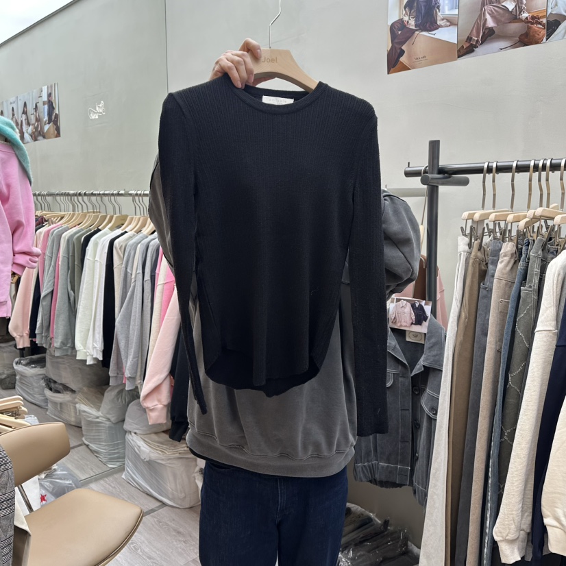 STICK WITH東大門直郵女裝新品休閑真品26春夏針織衫羊毛STICK WITH針織衫圖色3