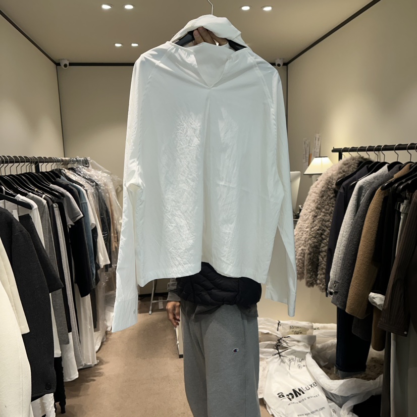 RE STOCK韓國直郵女士新品推薦時尚真品職業熱賣襯衫蕾絲衫RE STOCK襯衫/蕾絲衫