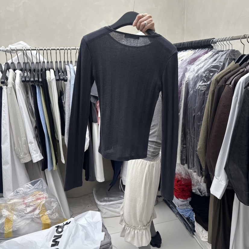 MARINER東大門代購女士新款真品26春夏人氣職業休閑長袖T恤MARINER長袖T恤