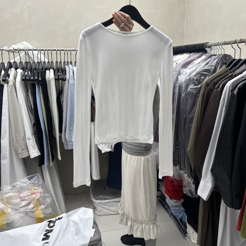 MARINER東大門代購女士新款真品26春夏人氣職業休閑長袖T恤MARINER長袖T恤圖色4