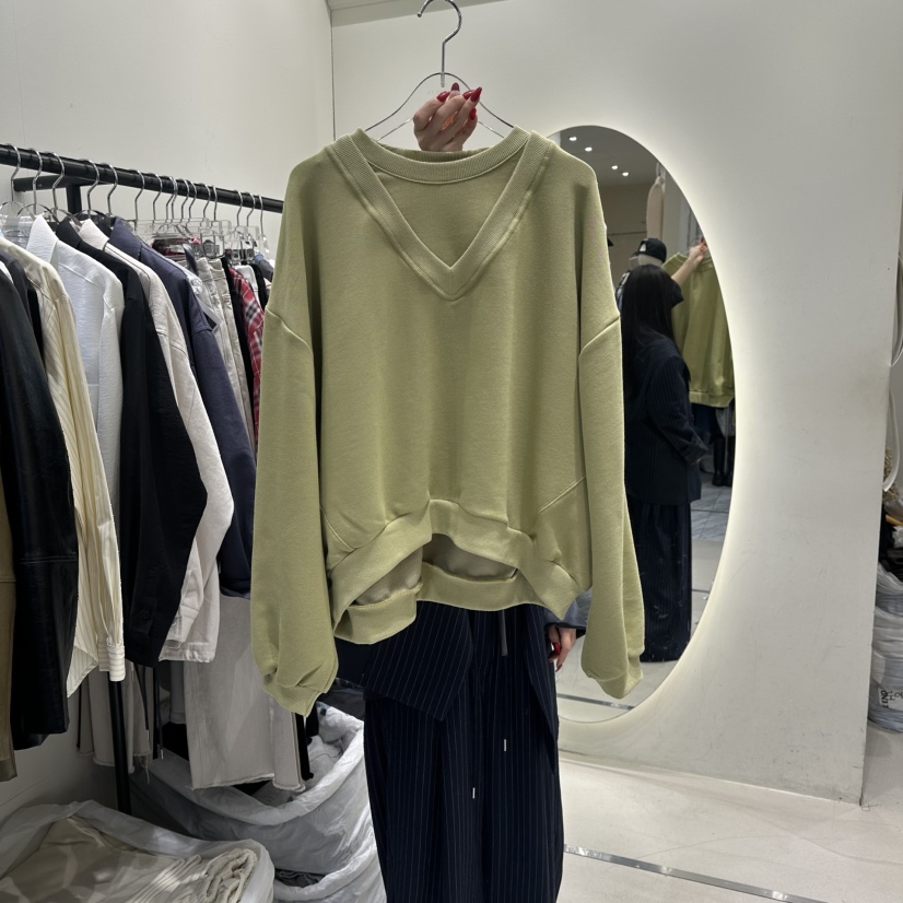 AT THE END韓國代購女士新款休閑人氣熱賣26春夏職業衛衣AT THE END衛衣圖色2