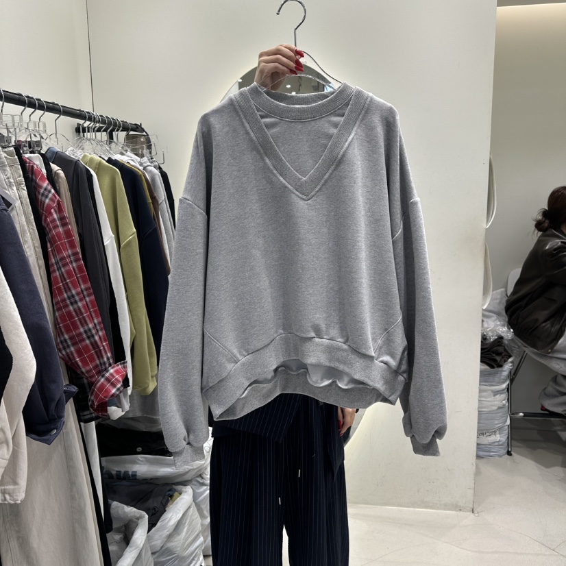 AT THE END韓國代購女士新款休閑人氣熱賣26春夏職業衛衣AT THE END衛衣圖色3