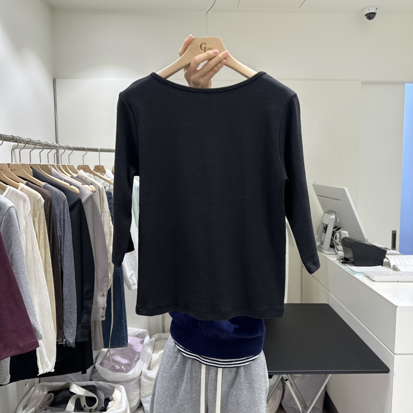 GLORY東大門代購女士新款熱賣休閑時尚職業推薦人氣長袖T恤GLORY長袖T恤圖色4