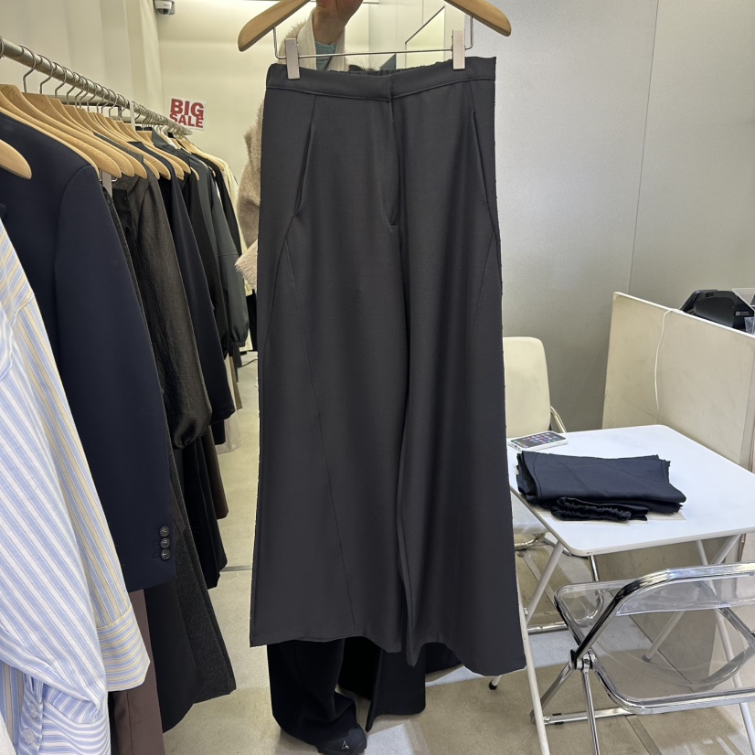 AMON東大門直郵女士新品真品人氣休閑時尚26春夏職業休閑褲AMON休閑褲圖色1墨色