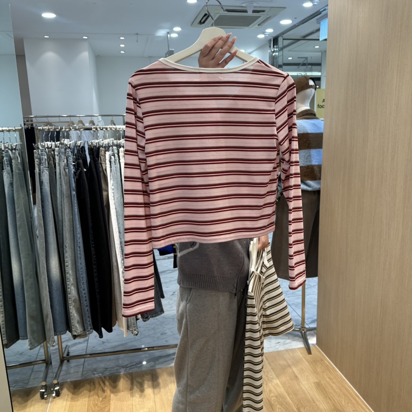 ZIPPER東大門實拍女裝新品真品時尚人氣長袖T恤修身棉質開衫ZIPPER長袖T恤