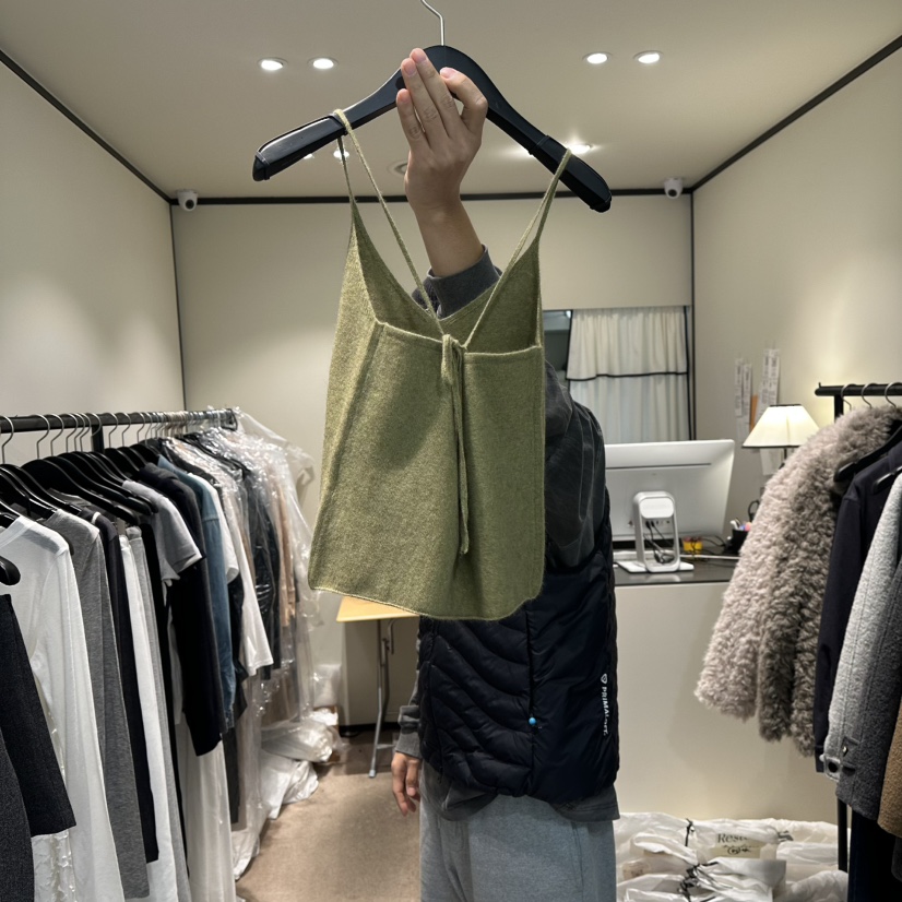 RE STOCK東大門直郵女士新款人氣推薦吊帶背心不含內搭浣熊RE STOCK吊帶/背心