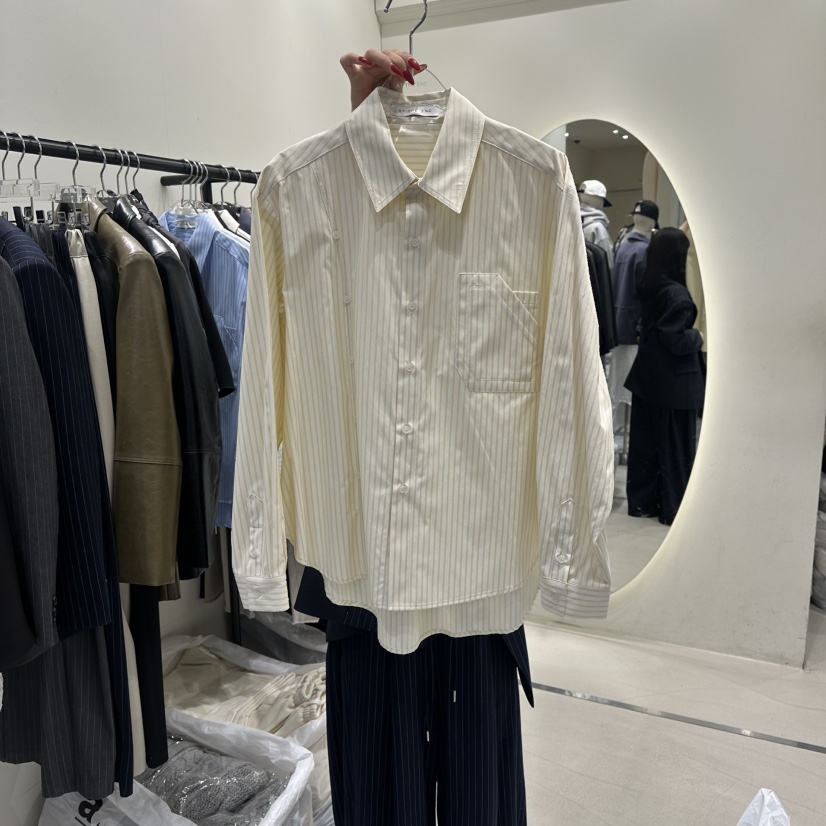 AT THE END韓國代購女裝新品熱賣真品推薦26春夏襯衫蕾絲衫AT THE END襯衫/蕾絲衫圖色1