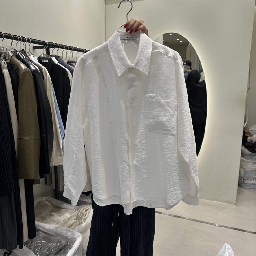 AT THE END韓國代購女裝新品熱賣真品推薦26春夏襯衫蕾絲衫AT THE END襯衫/蕾絲衫圖色3