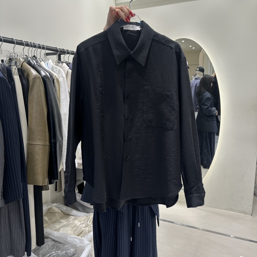 AT THE END韓國代購女裝新品熱賣真品推薦26春夏襯衫蕾絲衫AT THE END襯衫/蕾絲衫圖色4