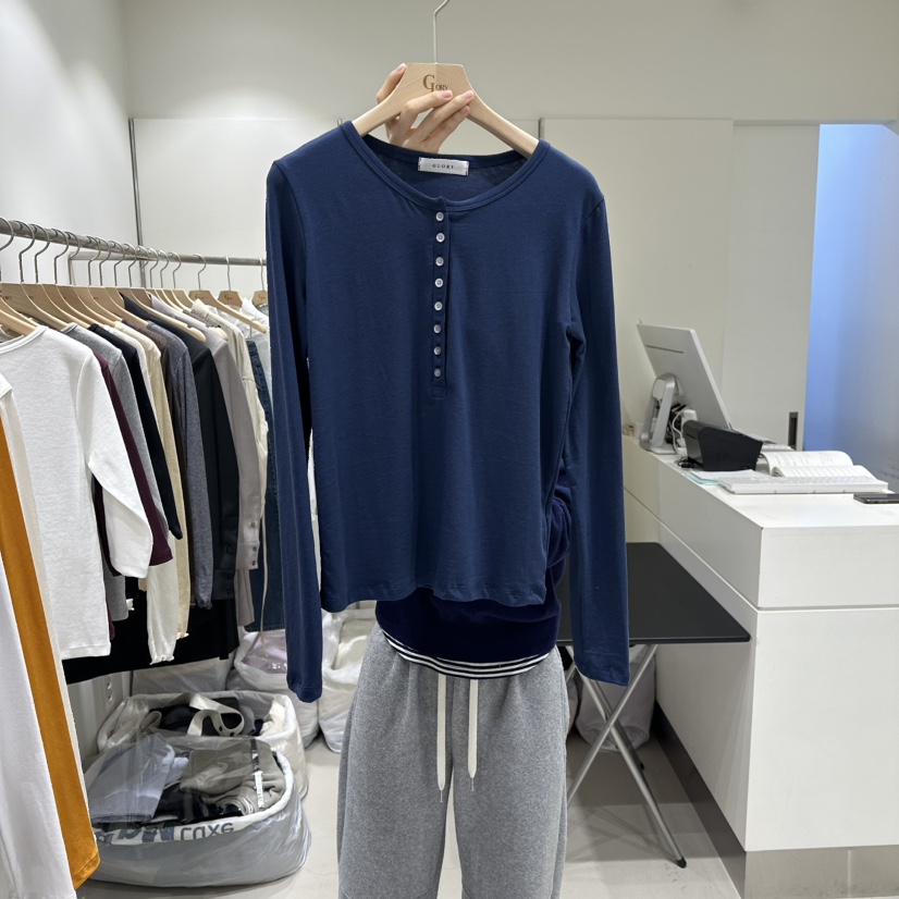 GLORY東大門直郵女士新品真品職業人氣推薦熱賣26春夏長袖T恤GLORY長袖T恤圖色4