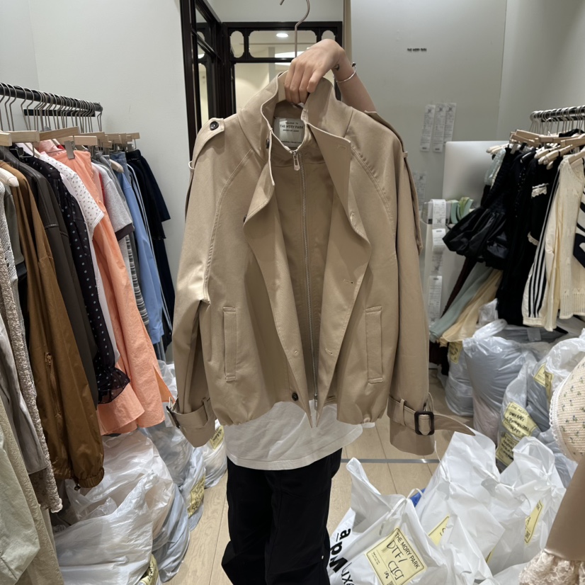 THEMORYPARK韓國代購女士新品26春夏休閑時尚熱賣真品夾克THE MORY PARK夾克圖色2