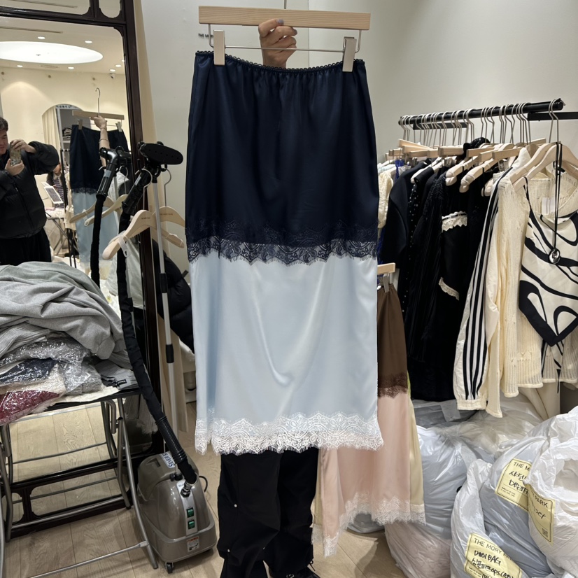 THEMORYPARK東大門代購女裝新款休閑職業熱賣真品人氣長裙THE MORY PARK長裙圖色1