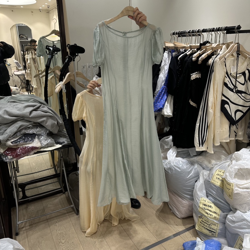 THEMORYPARK東大門代購女裝新款休閑職業時尚真品連衣裙透明THE MORY PARK連衣裙圖色2