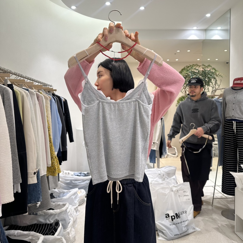 GRACIA東大門直郵女裝新款真品人氣26春夏職業推薦吊帶背心GRACIA吊帶/背心