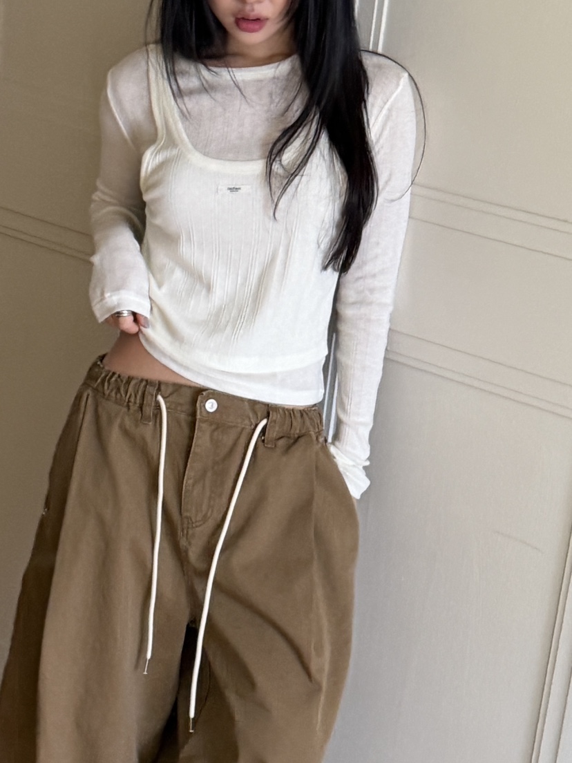 I MFACT東大門實拍女裝新款熱賣休閑真品職業時尚長袖T恤I MFACT長袖T恤