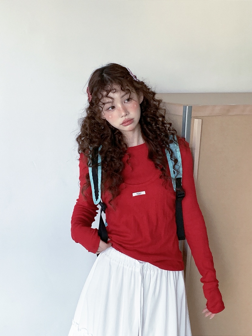 I MFACT東大門實拍女裝新款熱賣休閑真品職業時尚長袖T恤I MFACT長袖T恤