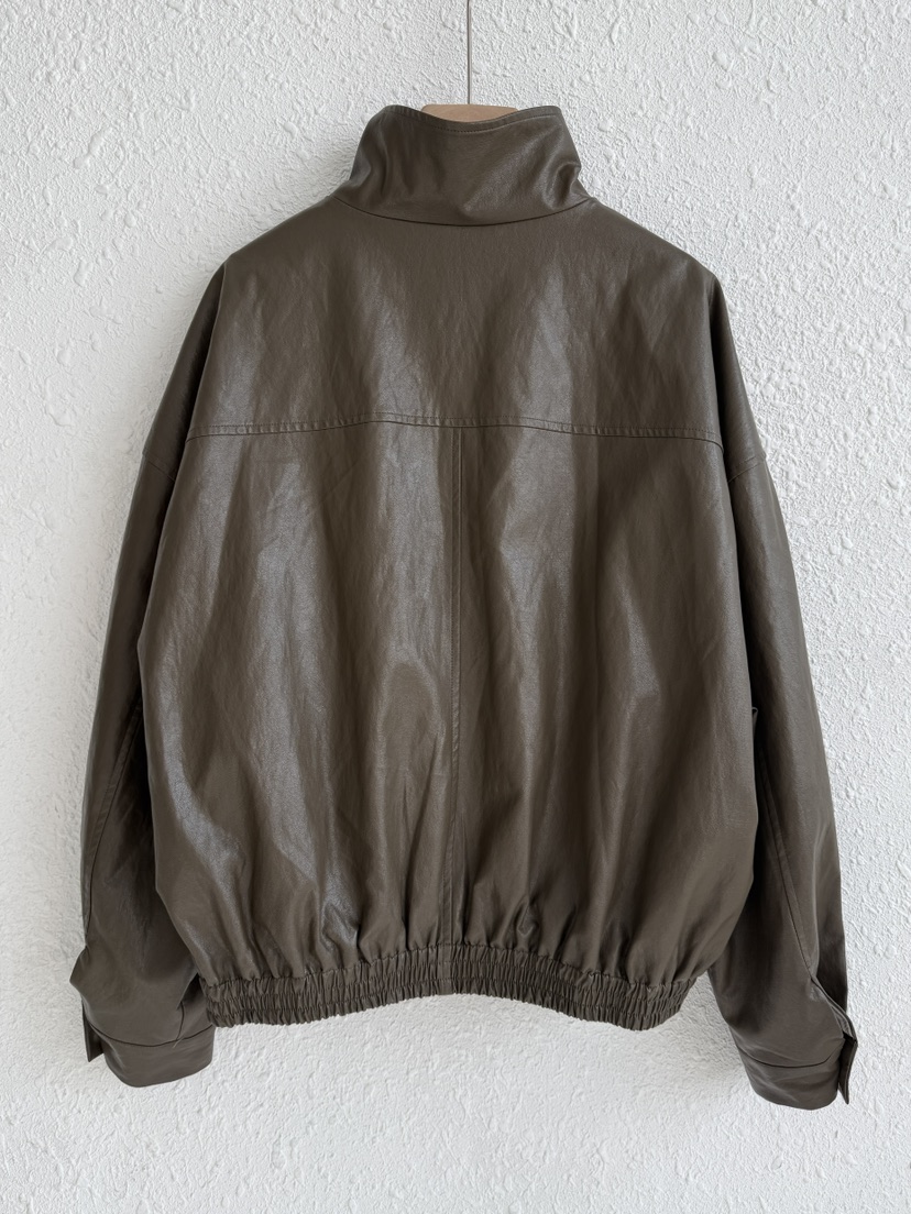 LEMATIN東大門直郵女裝新品職業熱賣26春夏休閑人氣皮衣高領LEMATIN皮衣