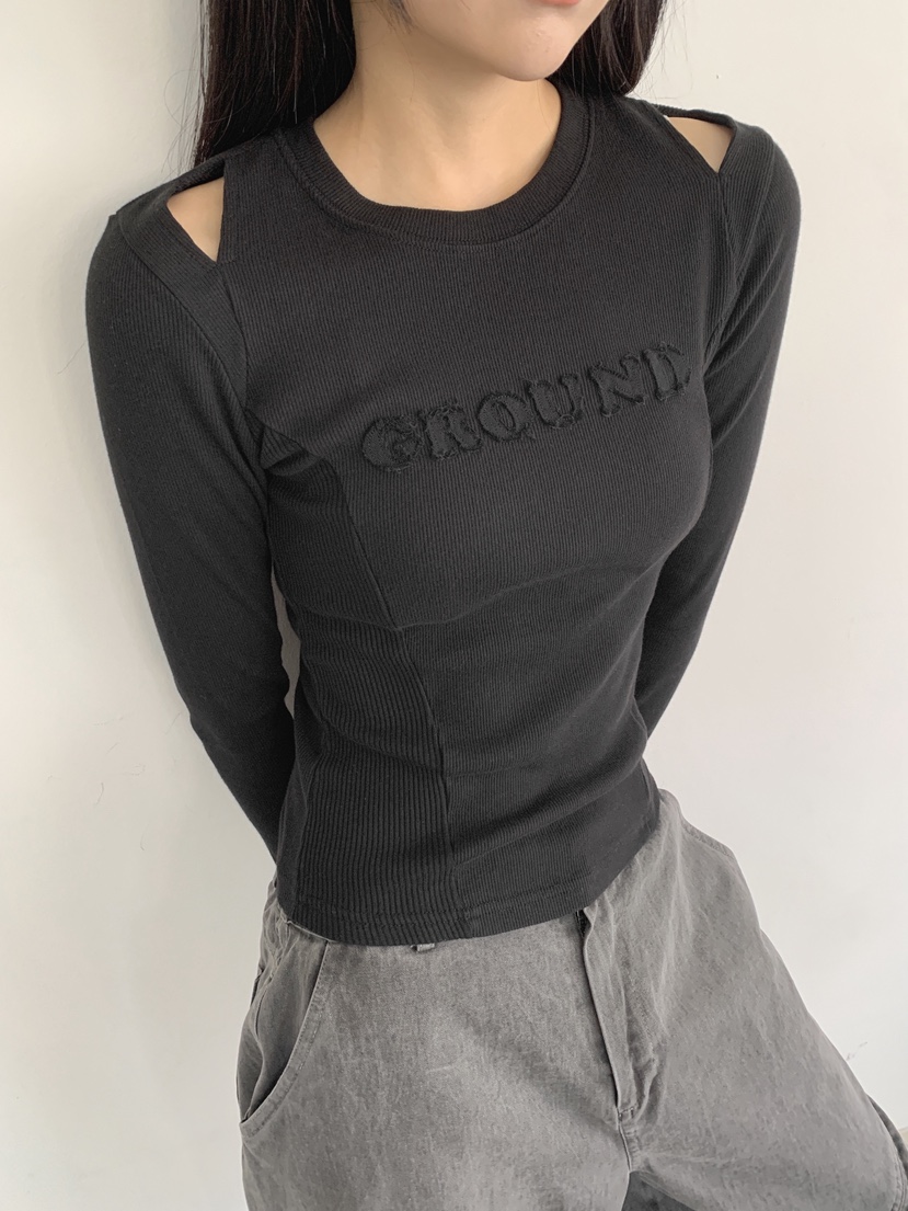 SUGAR CASE東大門直郵女士新品真品熱賣26春夏時尚長袖T恤SUGAR CASE長袖T恤