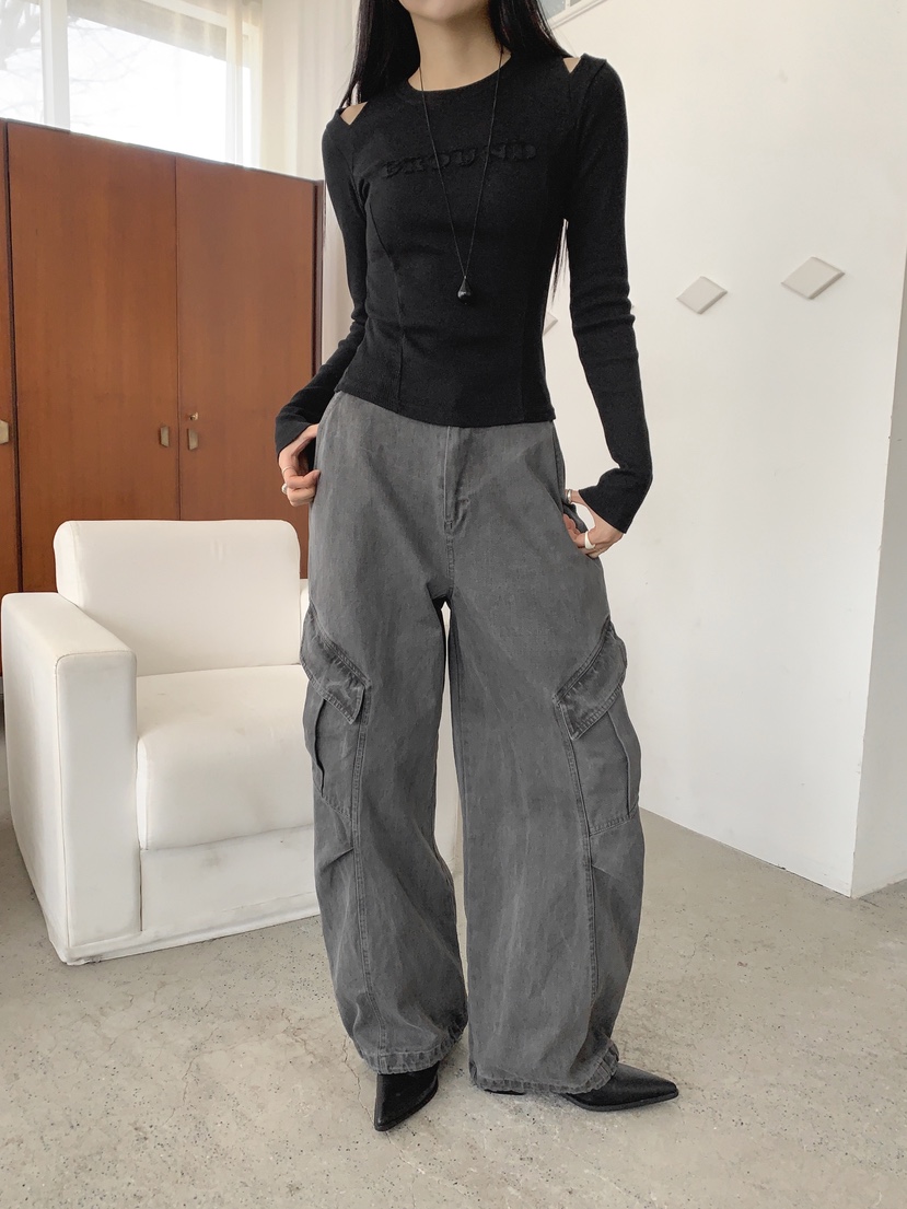 SUGAR CASE東大門直郵女士新品真品熱賣26春夏時尚長袖T恤SUGAR CASE長袖T恤