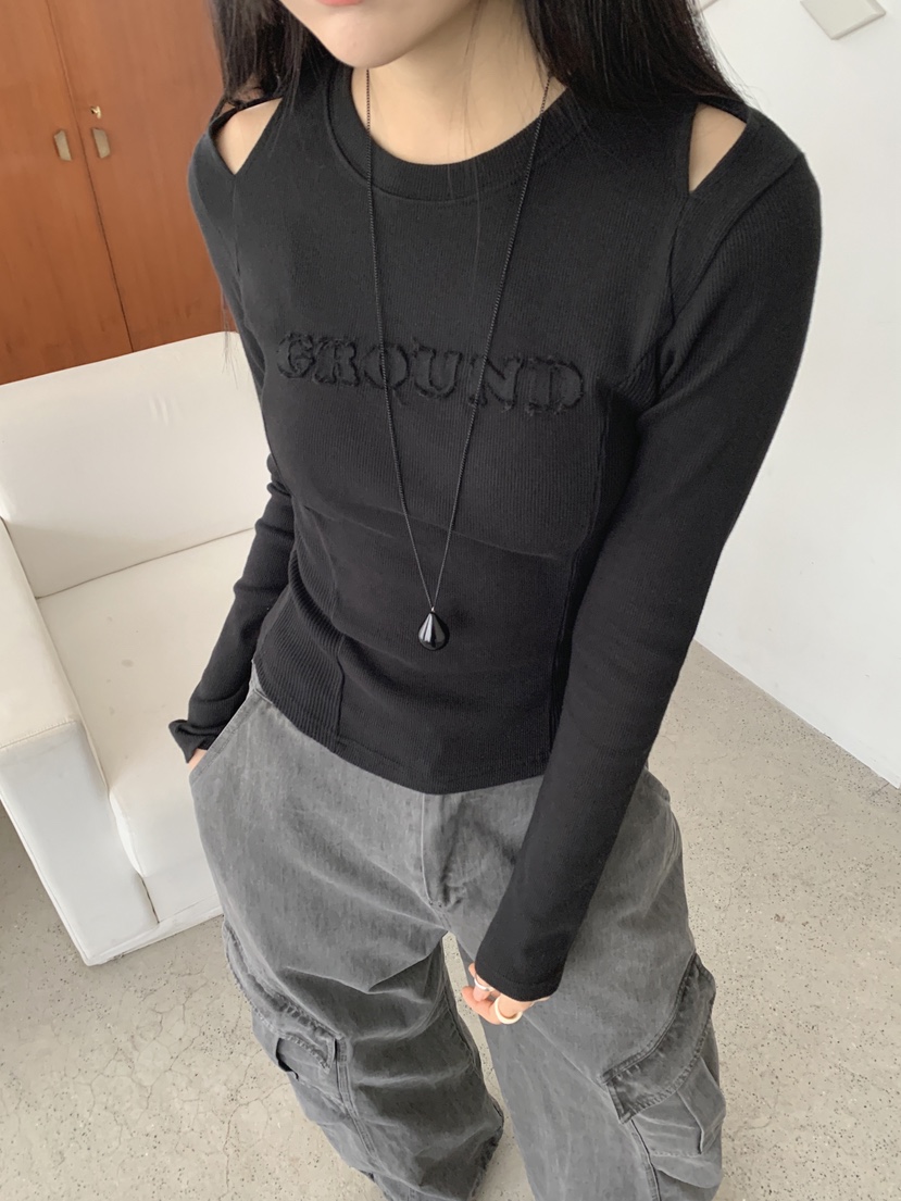 SUGAR CASE東大門直郵女士新品真品熱賣26春夏時尚長袖T恤SUGAR CASE長袖T恤