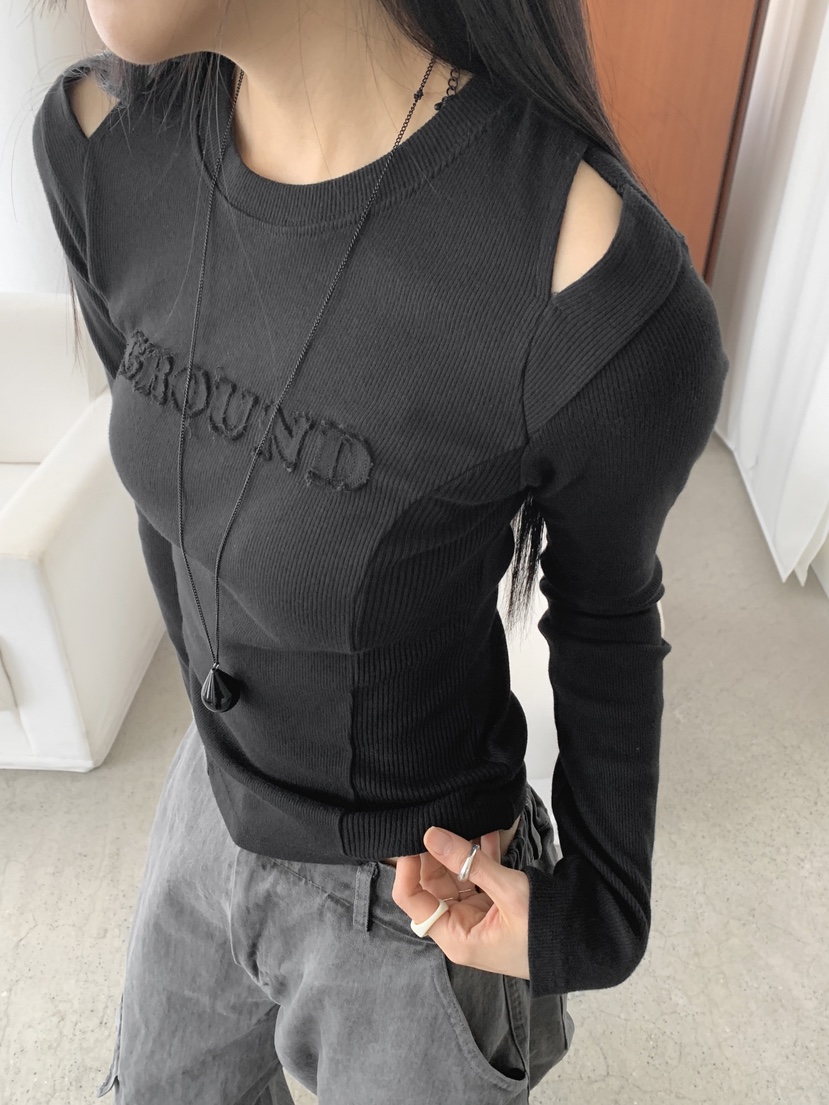 SUGAR CASE東大門直郵女士新品真品熱賣26春夏時尚長袖T恤SUGAR CASE長袖T恤