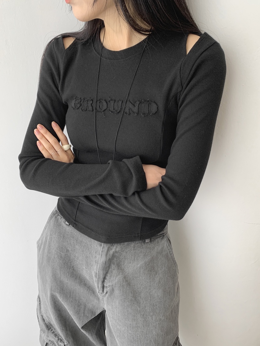 SUGAR CASE東大門直郵女士新品真品熱賣26春夏時尚長袖T恤SUGAR CASE長袖T恤