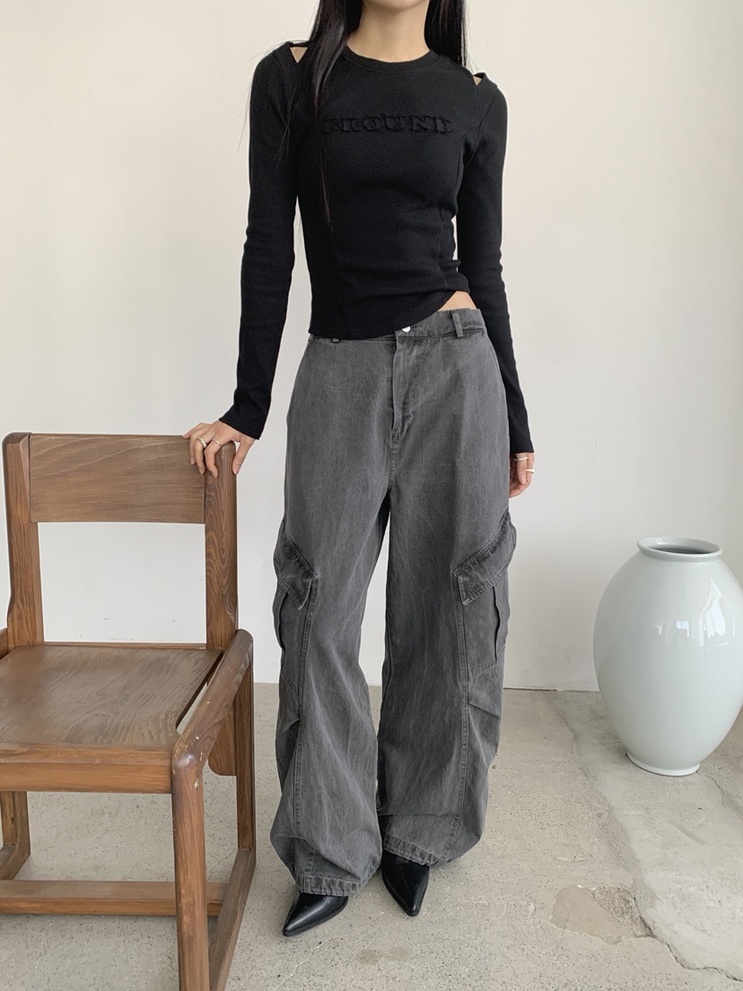 SUGAR CASE東大門直郵女士新品真品熱賣26春夏時尚長袖T恤SUGAR CASE長袖T恤