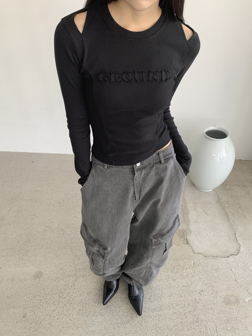 SUGAR CASE東大門直郵女士新品真品熱賣26春夏時尚長袖T恤SUGAR CASE長袖T恤