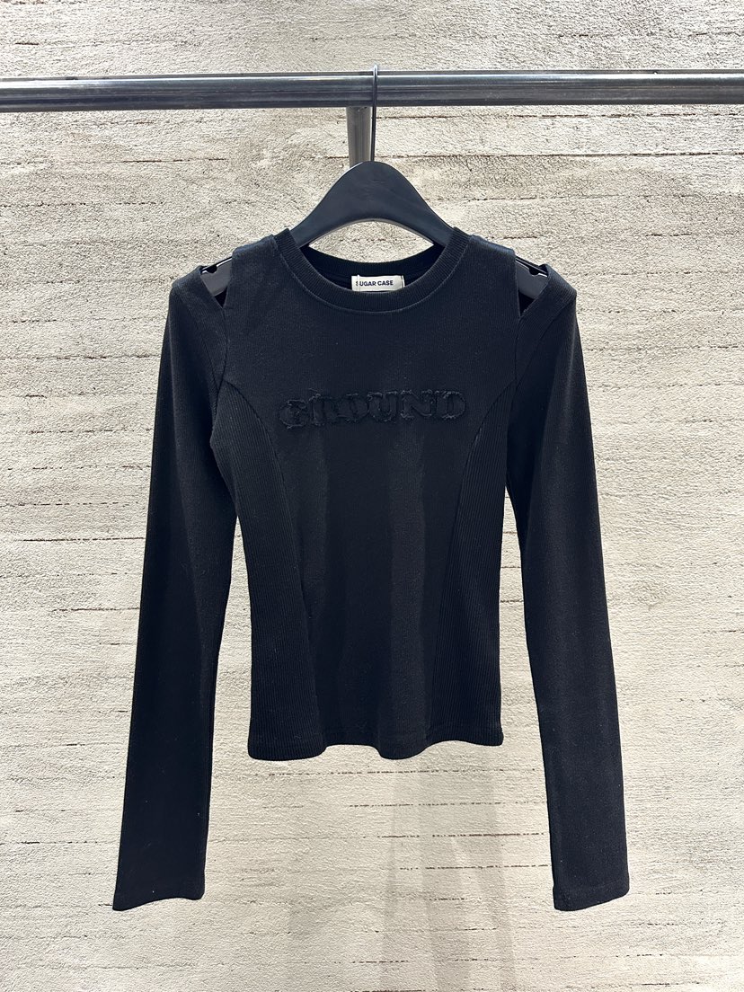 SUGAR CASE東大門直郵女士新品真品熱賣26春夏時尚長袖T恤SUGAR CASE長袖T恤圖色2