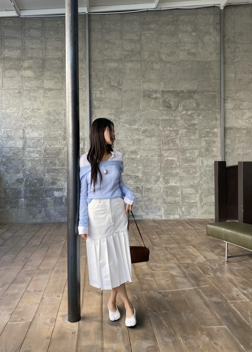 OUPPT東大門實拍女裝新款推薦職業真品人氣熱賣26春夏長袖T恤OUPPT長袖T恤