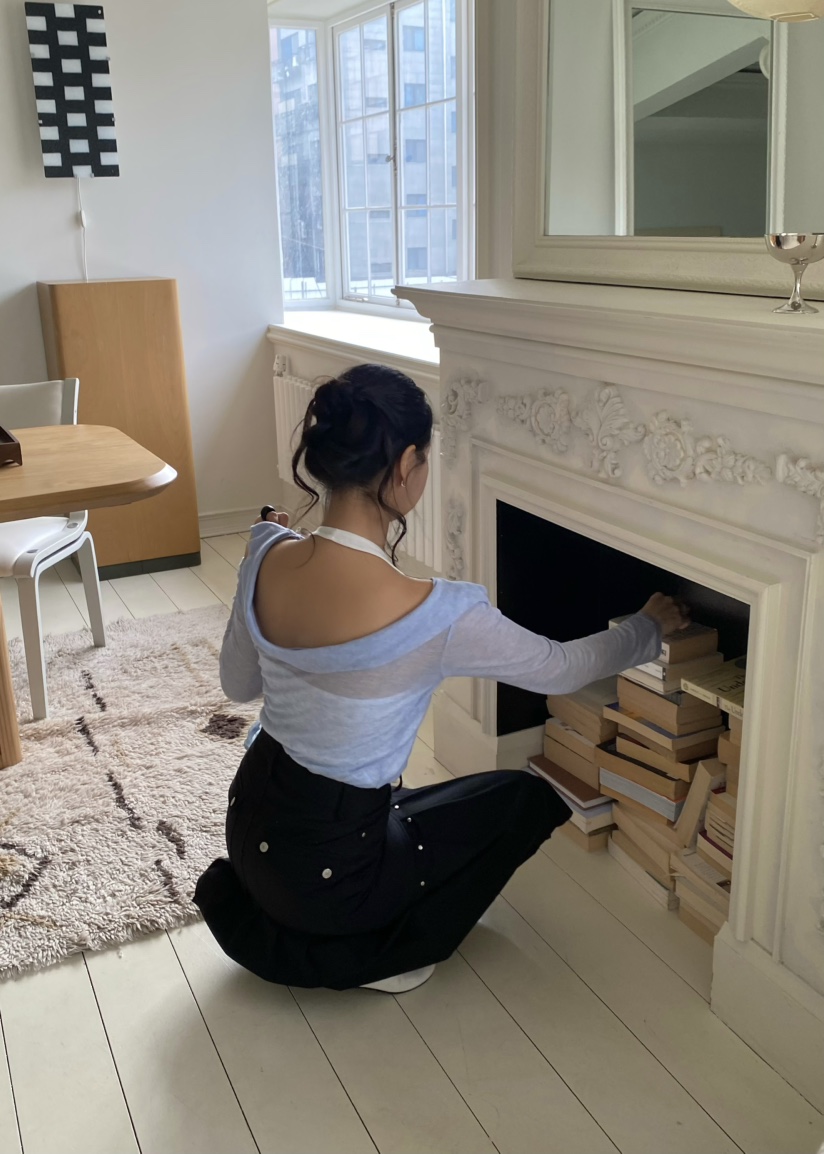 OUPPT東大門實拍女裝新款推薦職業真品人氣熱賣26春夏長袖T恤OUPPT長袖T恤