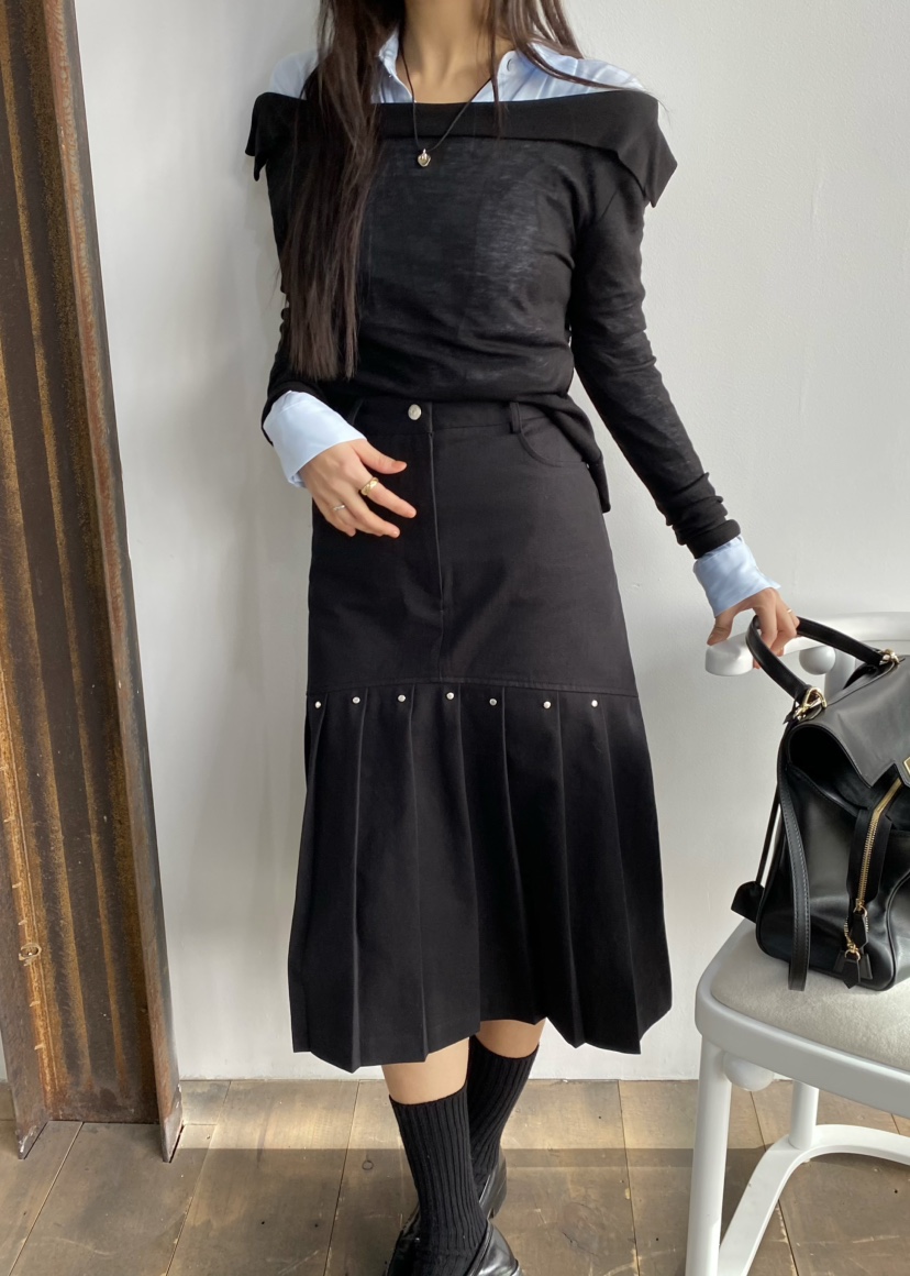 OUPPT東大門實拍女裝新款推薦職業真品人氣熱賣26春夏長袖T恤OUPPT長袖T恤