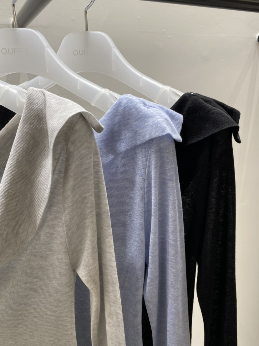 OUPPT東大門實拍女裝新款推薦職業真品人氣熱賣26春夏長袖T恤OUPPT長袖T恤