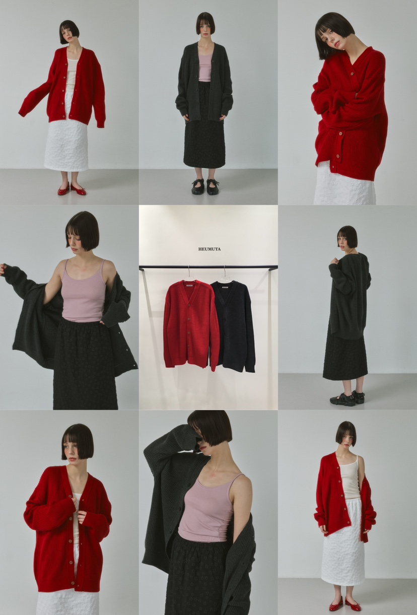 HEUMUTA韓國直郵女裝新款真品休閑職業推薦熱賣26春夏針織衫HEUMUTA針織衫