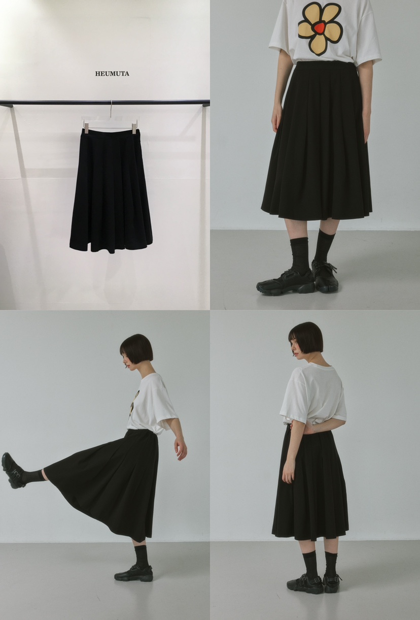 HEUMUTA韓國代購女士新品推薦職業時尚人氣真品半身裙中短裙HEUMUTA半身裙/中短裙