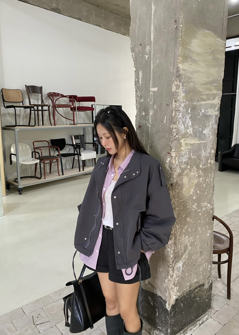 OUPPT東大門實拍女士新品推薦休閑26春夏人氣真品熱賣夾克OUPPT夾克