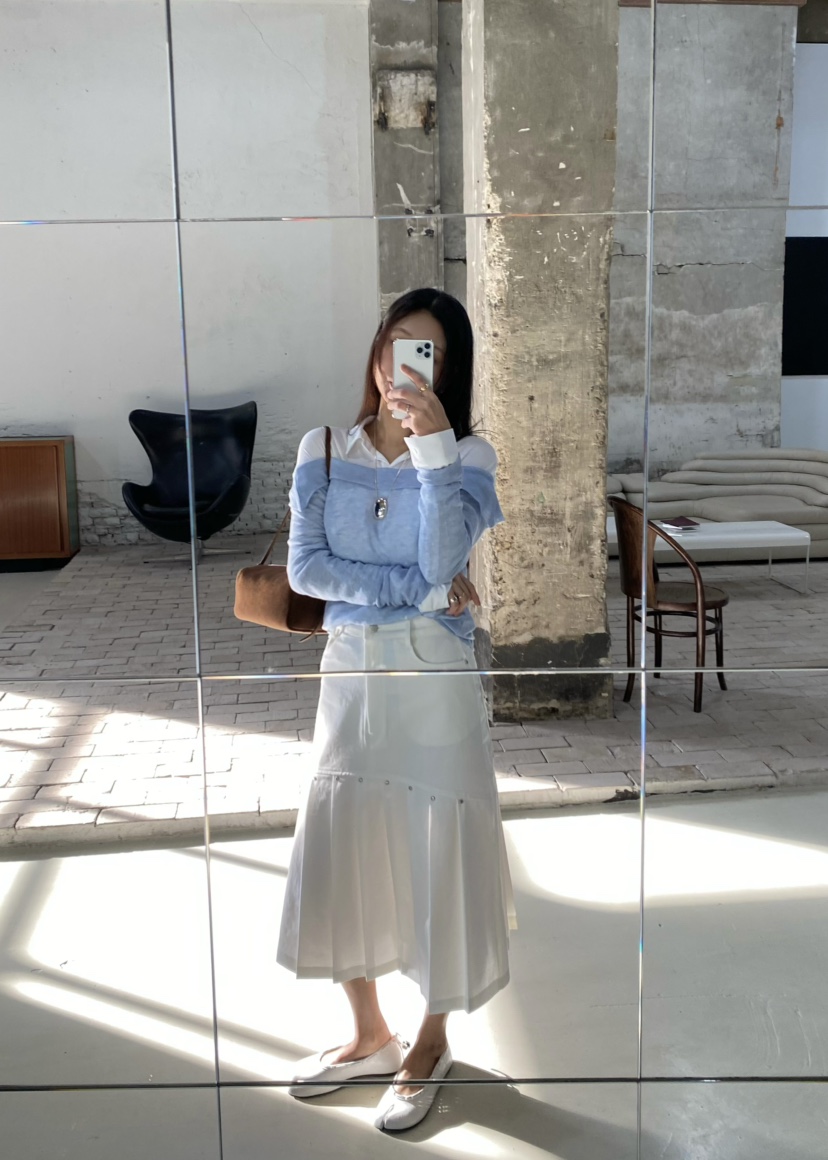 OUPPT東大門代購女士新款真品26春夏時尚推薦半身裙中短裙OUPPT半身裙/中短裙