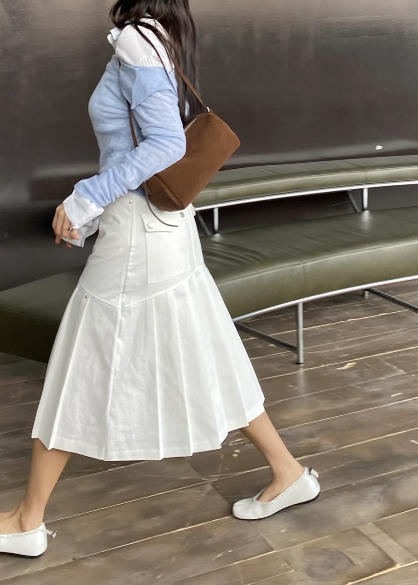 OUPPT東大門代購女士新款真品26春夏時尚推薦半身裙中短裙OUPPT半身裙/中短裙